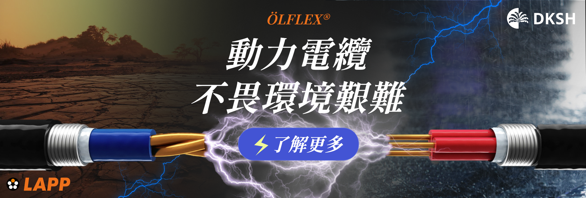 ÖLFLEX®  動力電纜 不畏環境艱難